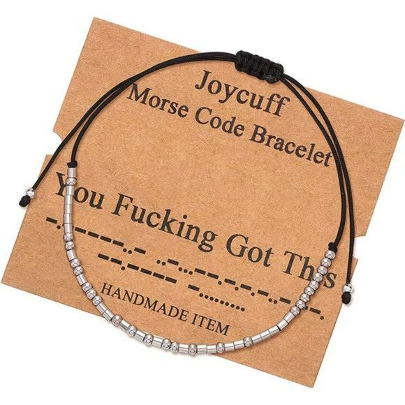 Jewelry - Morse Code Bracelets for Women Unique